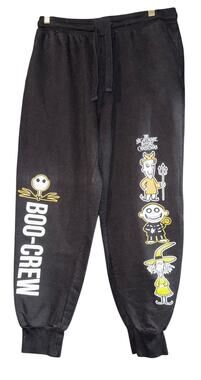 Disney The Nightmare Before Christmas Sweat Pants Juniors Large Halloween Spooky